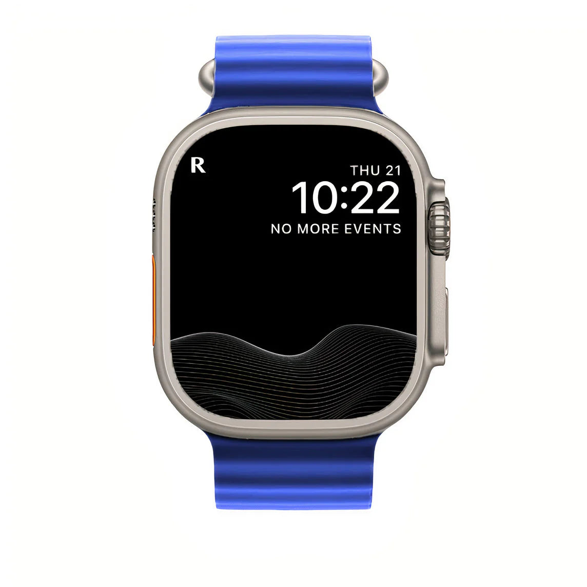 Elastisches Uhrenarmband für Smartwatch 40-49mm Silikon Stretch Band Gelb Blau Weiß Orange Geeignet für Sport Tauchen Alltag Komfortable Passform Auch über Neoprenanzug | Sansoti
