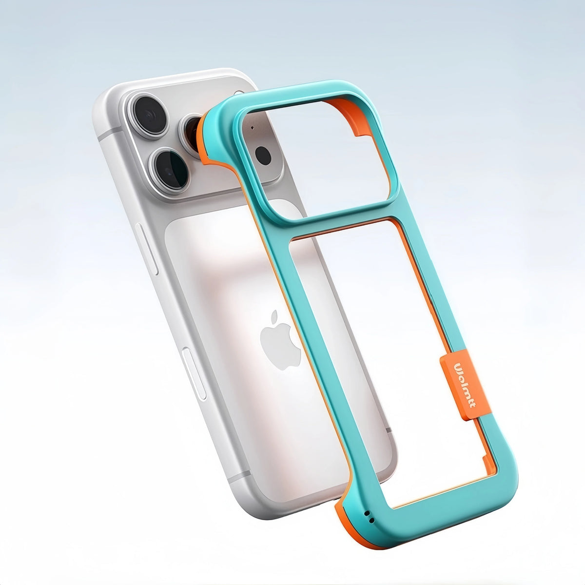 Zweifarbige stoßfeste Bumper-Handyhülle für iPhone 12 bis 17 transparente TPU-Silikon-Schutzhülle | Sansoti