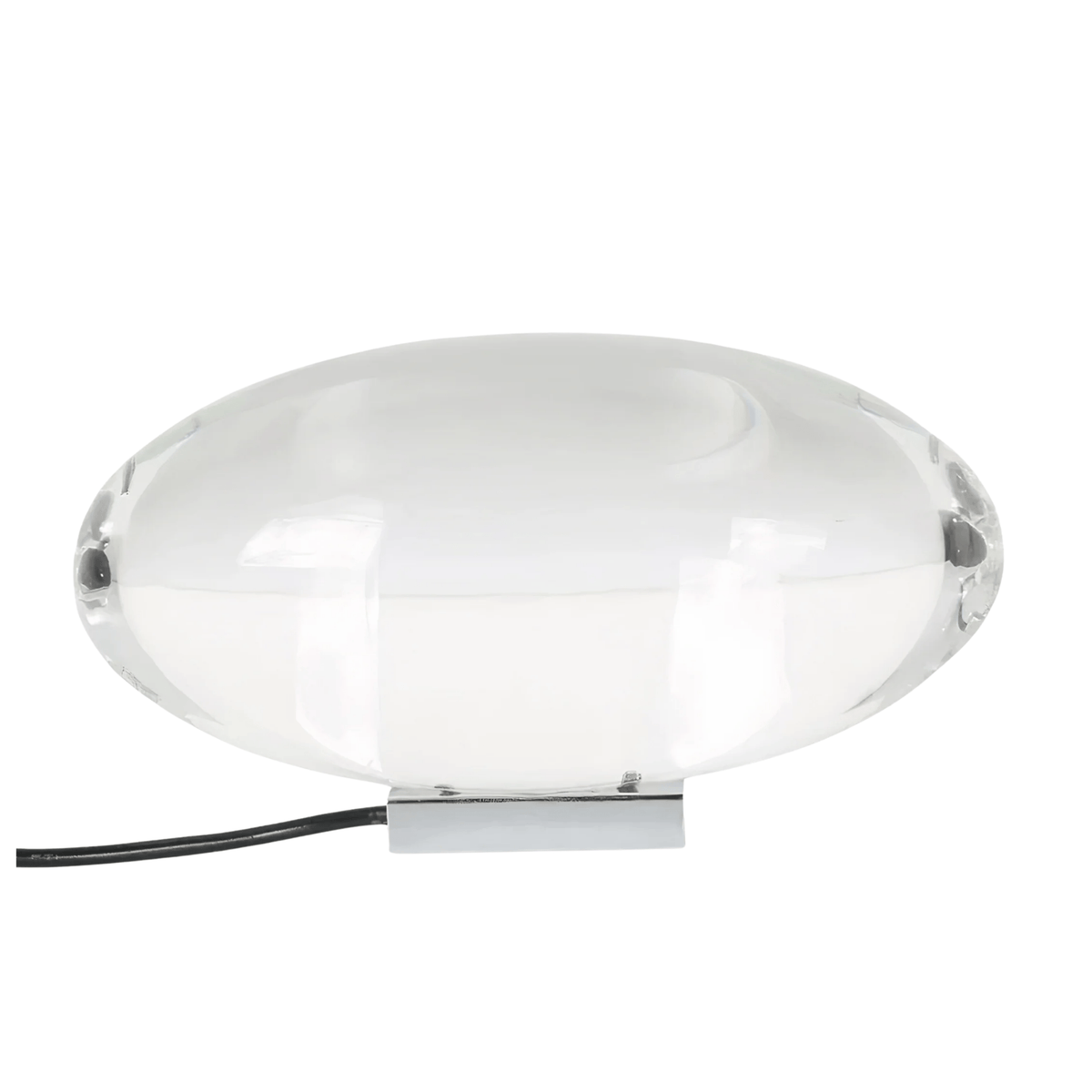 Lampe de table LED en cristal avec filtres de couleur, design chromé, à intensité réglable, pour chambre, bureau et table de chevet | Sansoti