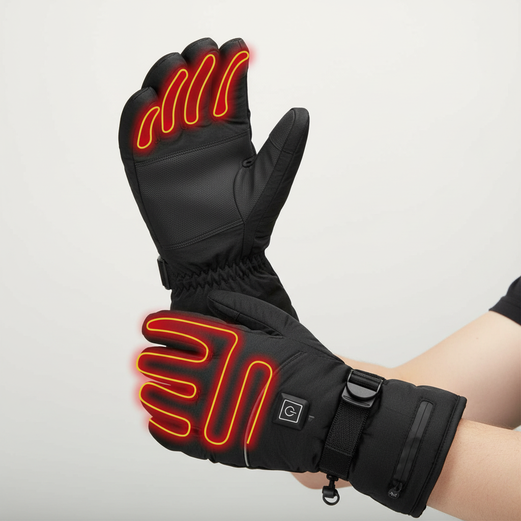 Verwarmde Handschoenen Elektrisch Unisex Touchscreen Waterdicht Winter Skiën Wandelen Outdoor Sport Activiteiten | Sansoti