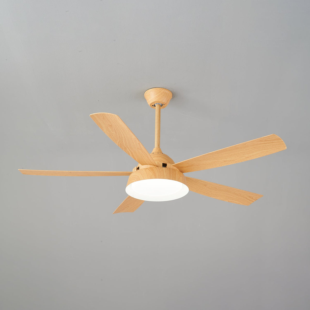 Ventilateur de plafond effet bois 142cm - Silencieux & Économe en énergie | Sansoti