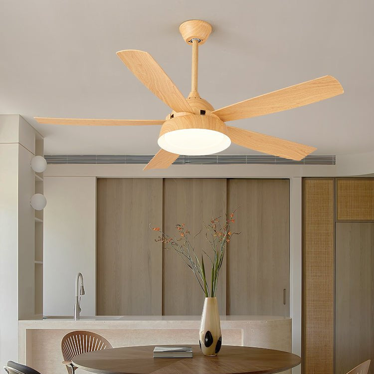 Ventilateur de plafond effet bois 142cm - Silencieux & Économe en énergie | Sansoti