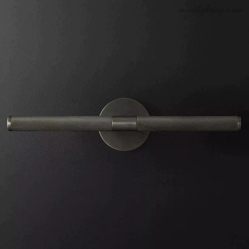 LED-Bilderleuchte aus Messing, 2-flammige Wandleuchte, moderne Kunstbeleuchtung, schwarzes Nickel, 18–30 cm, Museumsbeleuchtung | Sansoti