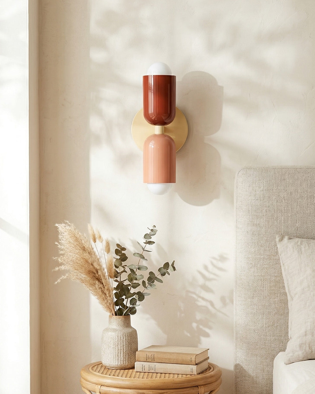 Metal Wall Lamp with Dual Light Beam – Scandinavian Design Lighting for Modern Interiors | Sansoti