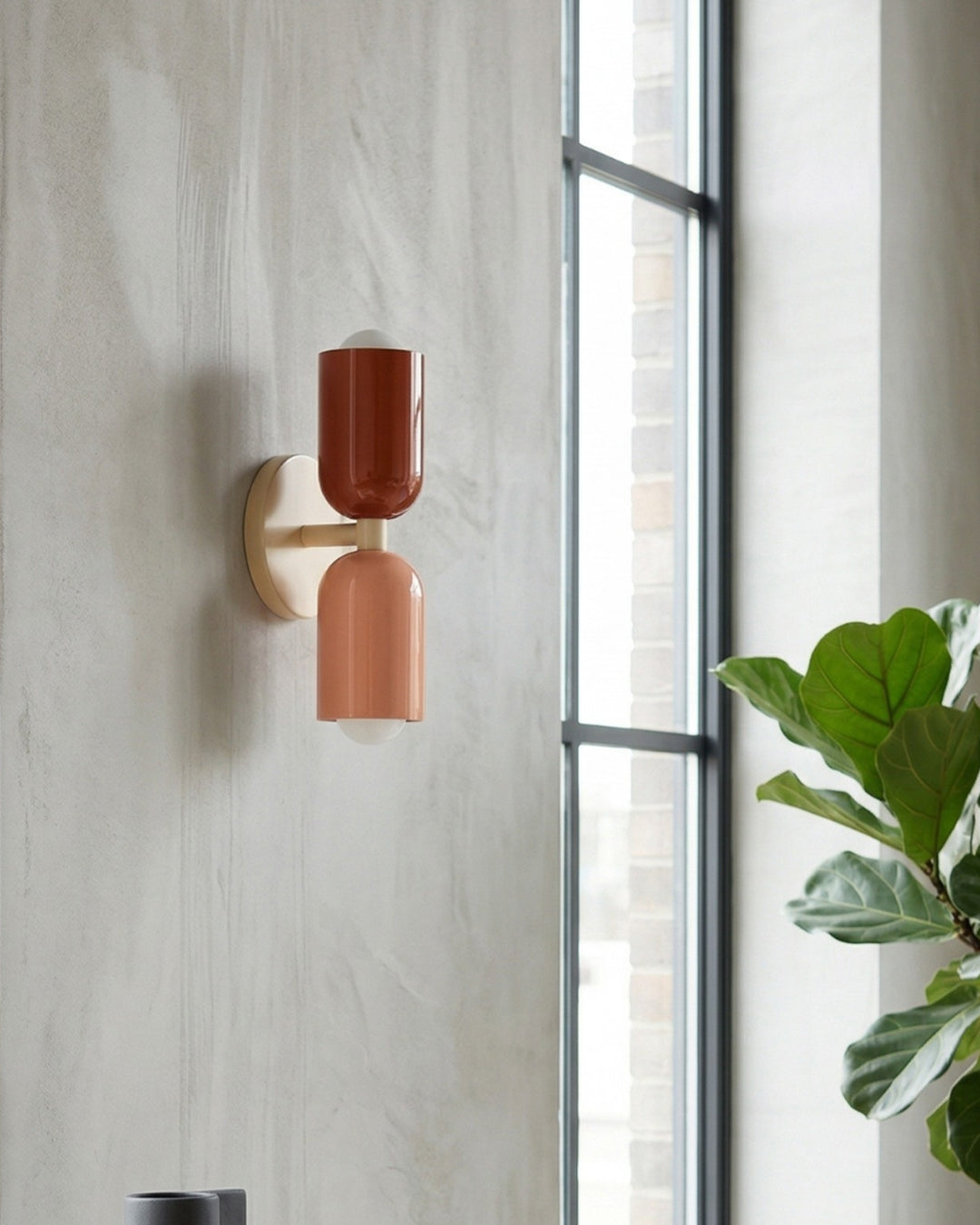 Metal Wall Lamp with Dual Light Beam – Scandinavian Design Lighting for Modern Interiors | Sansoti