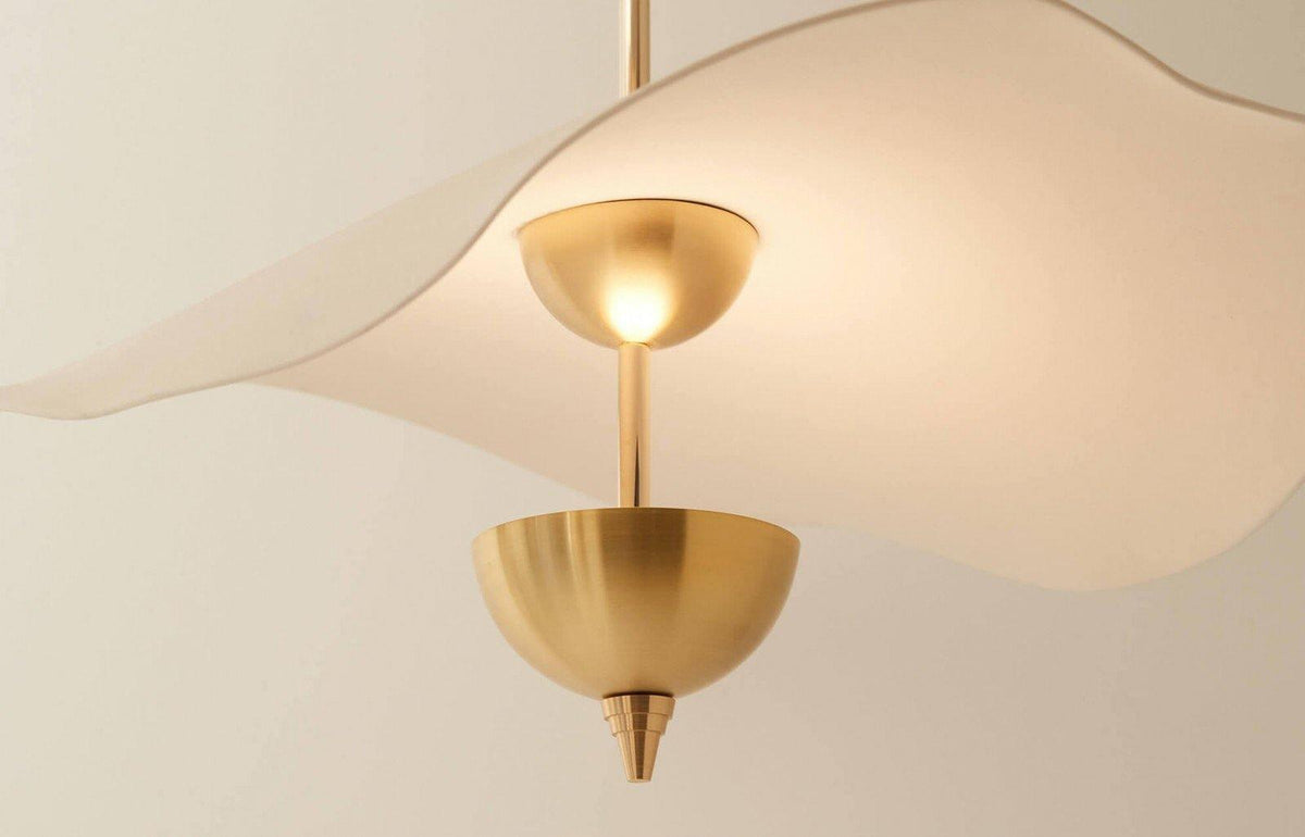 Doppelte Biscuit Hängeleuchte Weiß Gold Rund Opalweiß Acrylschirm Design Beleuchtung Dekorativ für Wohnzimmer Essbereich Schlafzimmer Modern Skandinavisches Interieur | Sansoti
