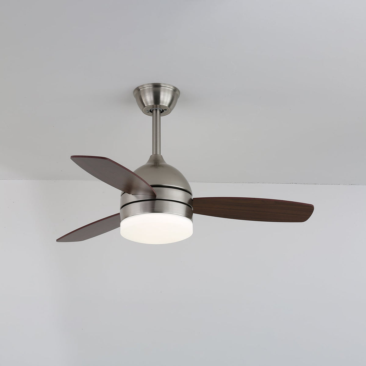 Modern Ceiling Fan Caelan with Lighting | 101cm | 24W LED | 6 Speeds | Remote Control | Scandinavian Design | Sansoti
