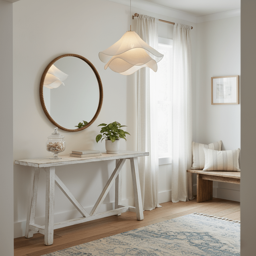 Layered pleated shade pendant lamp — Petal-like light gold fitting E26/E27 sloped-ceiling mounting | Sansoti