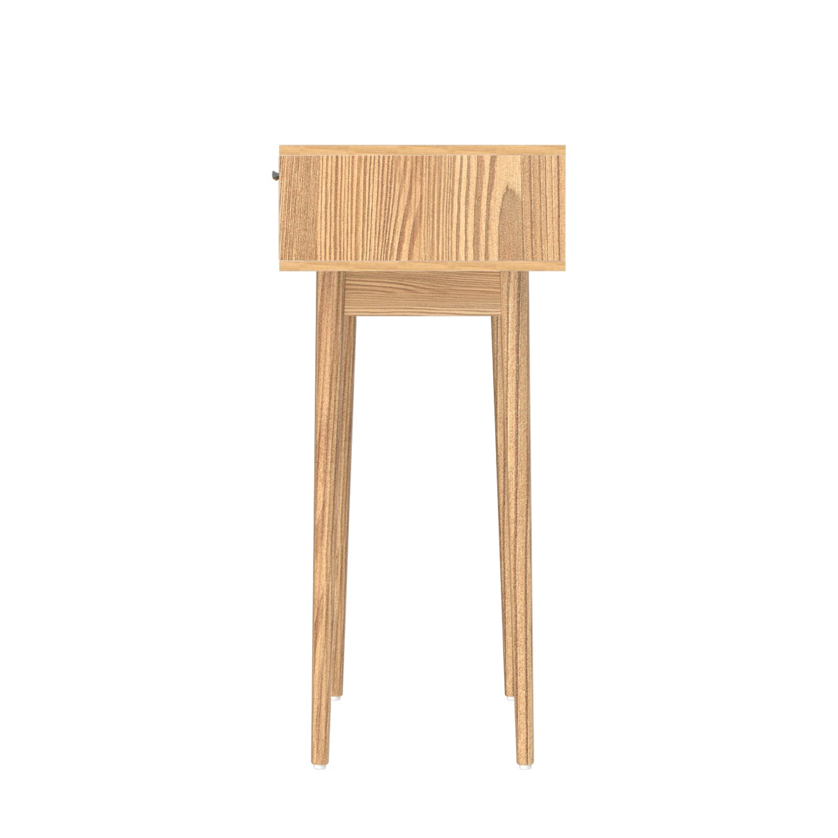 Console Table with Rattan Drawers and Solid Wooden Legs – Boho Hall Table 90 cm | Sansoti