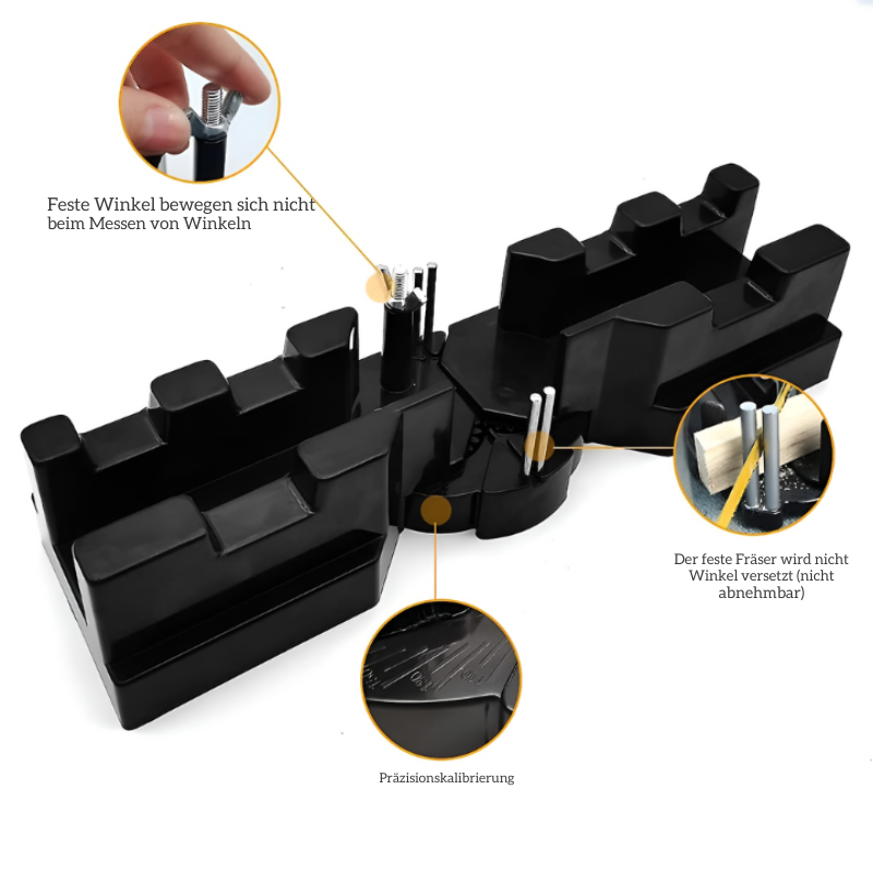 Precision Cutting Tool 31 cm Wood Plastic Measurements Right Angles DIY Projects Baseboards Measuring | Sansoti