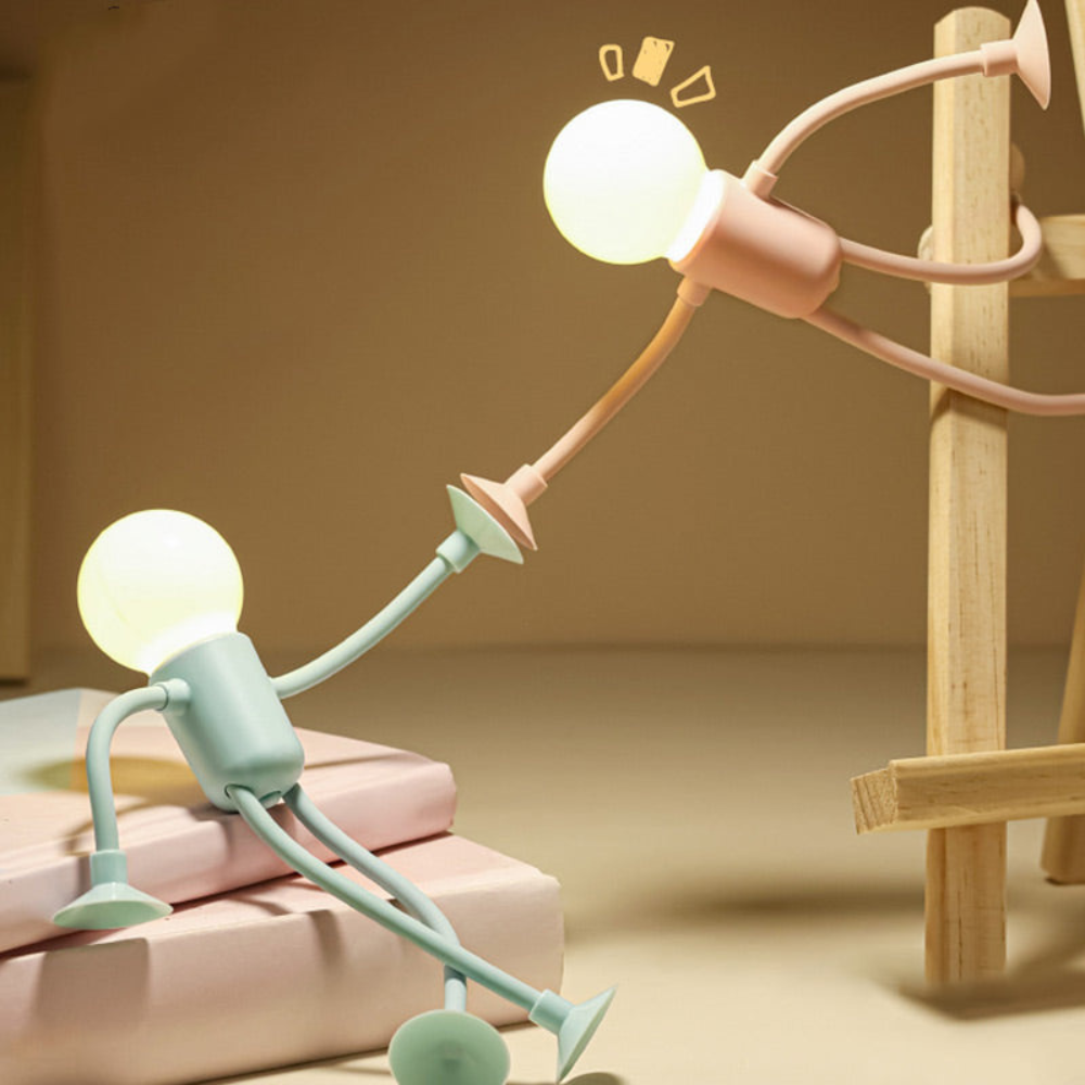 Adjustable LED Table Lamp Black White Blue Beige with Flexible Arms Ambient Light for Living Room Bedroom Office Desk Modern Design Energy Saving Warm Light Dimmable Decorative Kids Room Night Light Reading Lamp | Sansoti