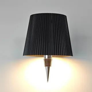 Wireless Dimmable LED Bottle Lamp Modern Design Rechargeable USB-C White Black Brown Gold | Sansoti
