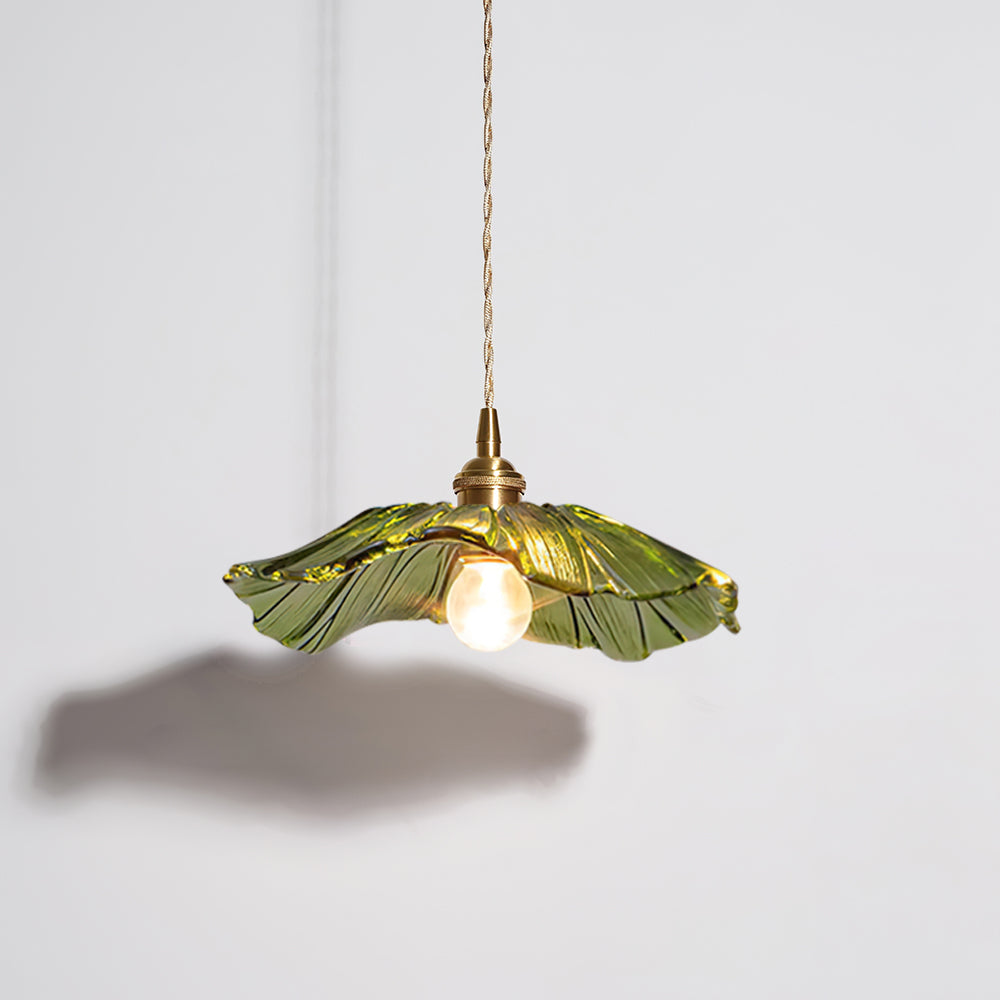 Hanglamp Bloem Glas Retro Transparant Koper E27 Vintage Keuken Eettafel | Sansoti