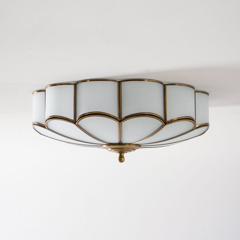 Deckenleuchte Esstisch Glas Messing 3, 4 oder 6 Leuchten 35 bis 60 cm E27 | Sansoti