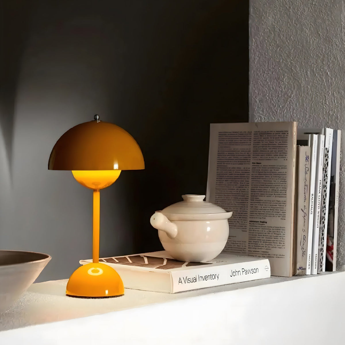 Portable Table Lamp with Rechargeable Battery and Touch Control – Cordless LED Lamp with 3 Color Temperatures for Indoor and Outdoor | Sansoti