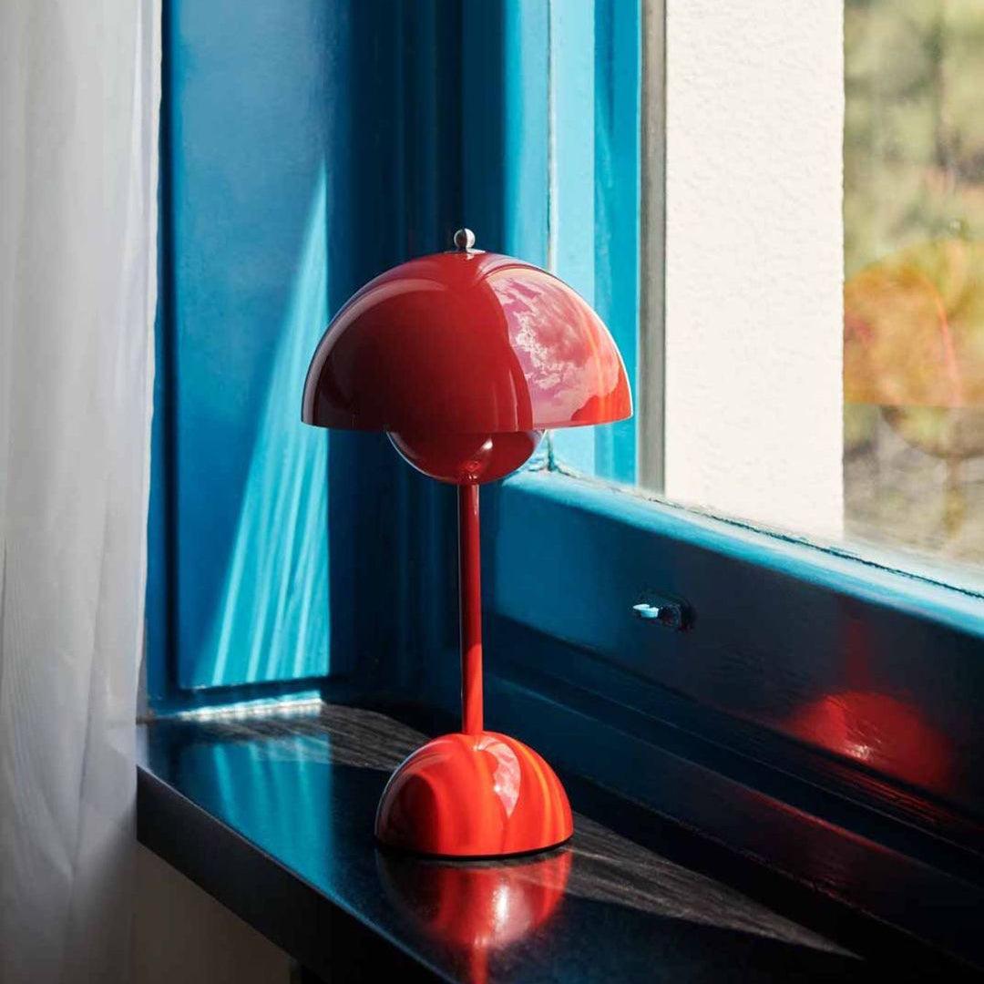Portable Table Lamp with Rechargeable Battery and Touch Control – Cordless LED Lamp with 3 Color Temperatures for Indoor and Outdoor | Sansoti