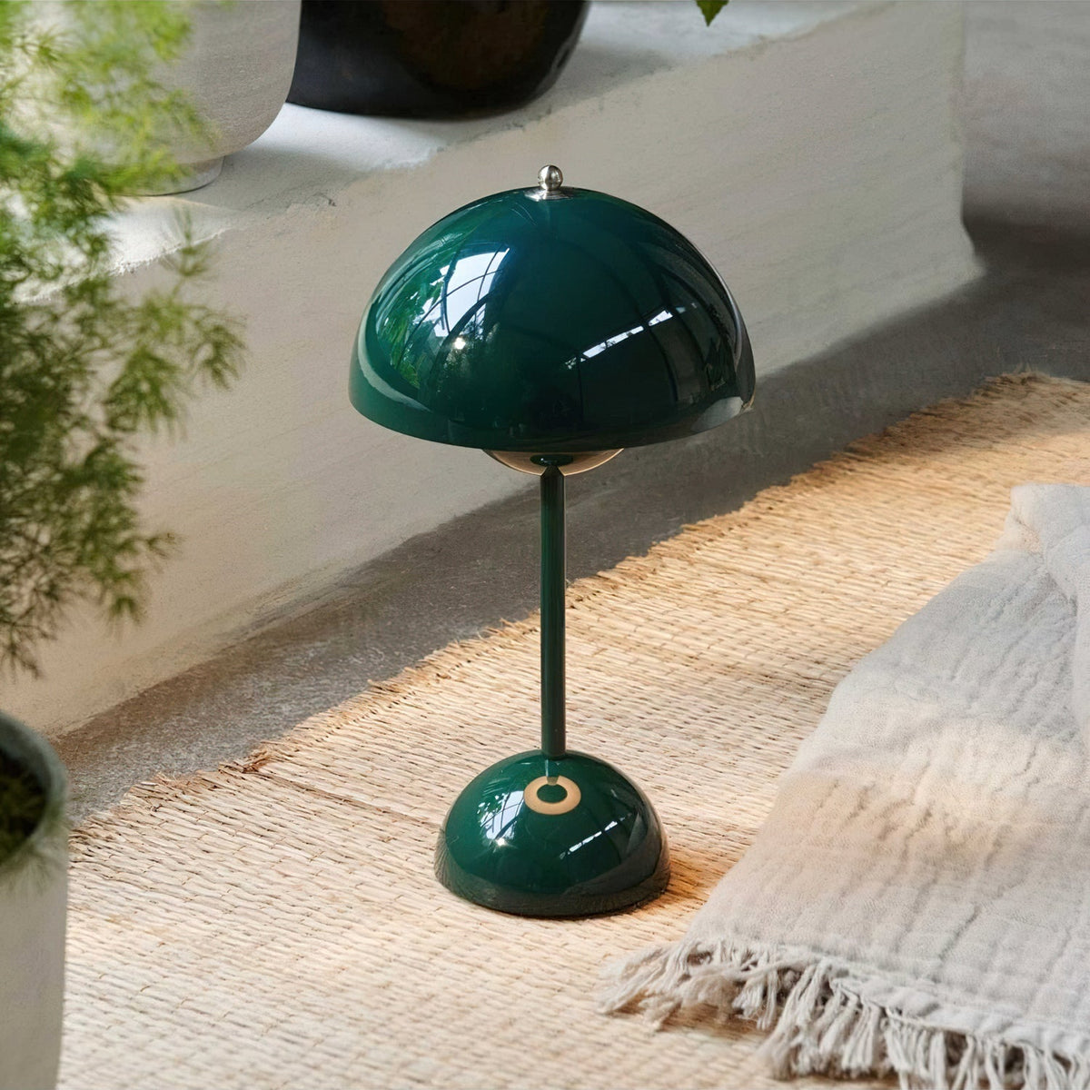 Portable Table Lamp with Rechargeable Battery and Touch Control – Cordless LED Lamp with 3 Color Temperatures for Indoor and Outdoor | Sansoti