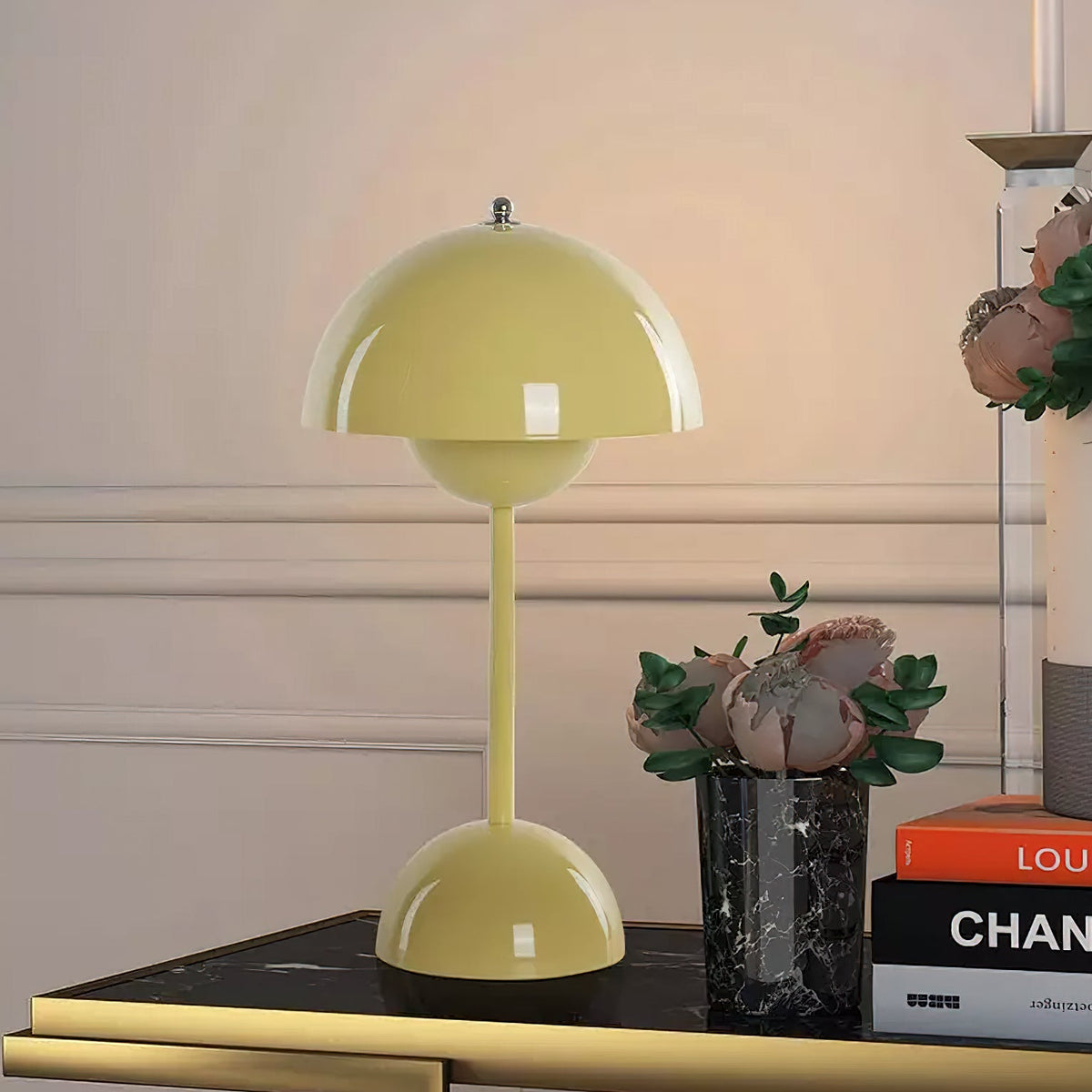 Portable Table Lamp with Rechargeable Battery and Touch Control – Cordless LED Lamp with 3 Color Temperatures for Indoor and Outdoor | Sansoti
