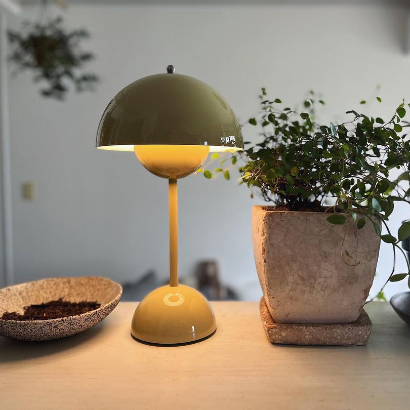 Portable Table Lamp with Rechargeable Battery and Touch Control – Cordless LED Lamp with 3 Color Temperatures for Indoor and Outdoor | Sansoti