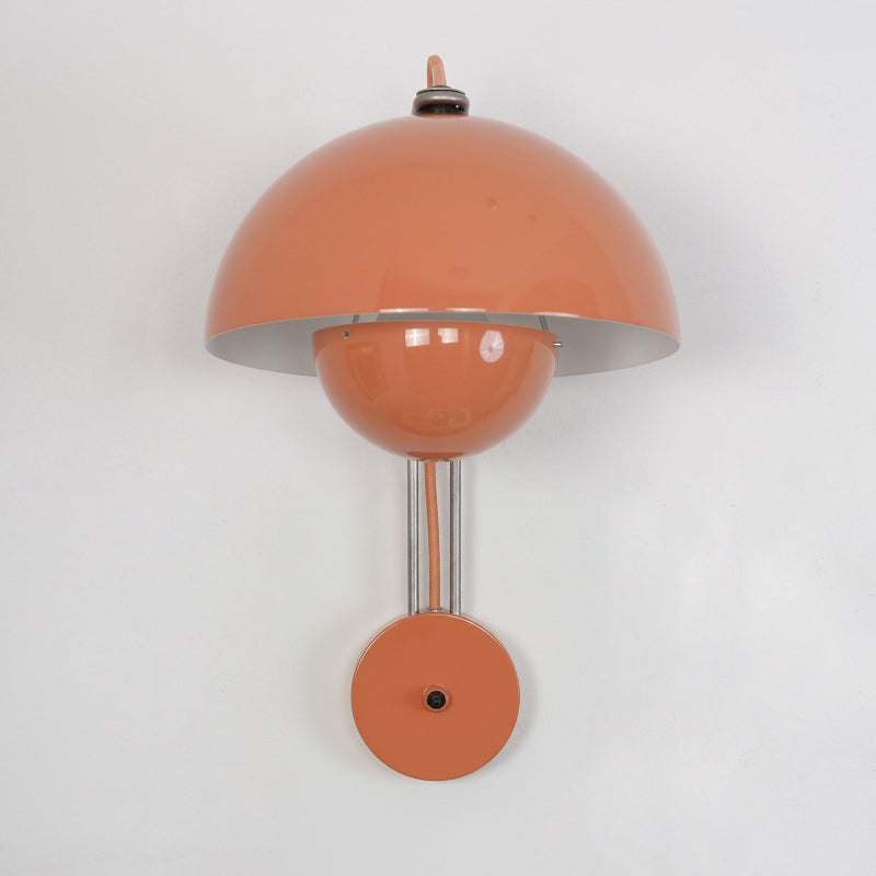 VP9 Wall Lamp — Double Dome Style Icon in 13 Colors — Dimmable E26/E27 — For Bedroom, Hallway, Reading Corner | Sansoti