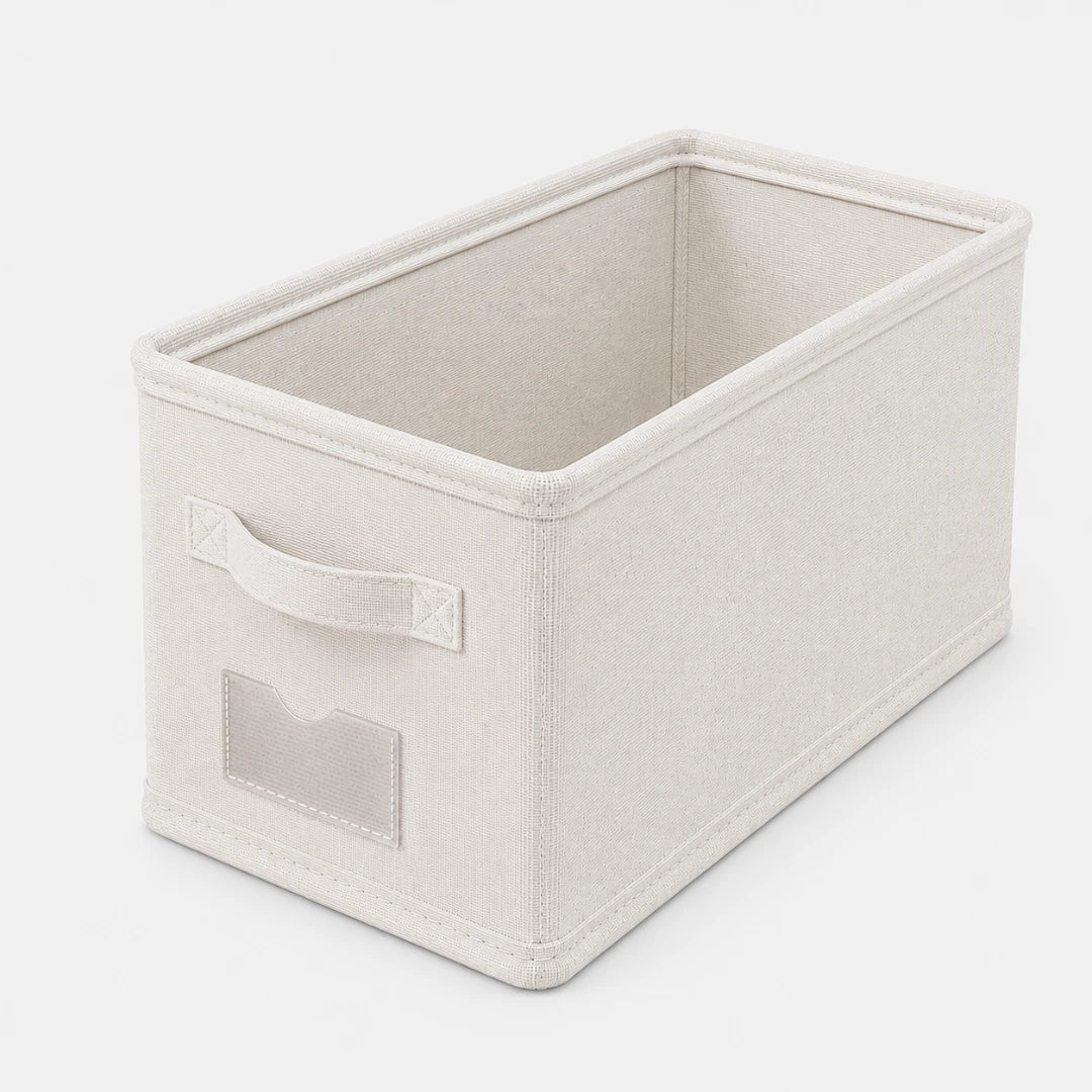 Foldable Drawer Organizer Linen Cotton 40x25x20cm Clothes Storage Drawer Divider Storage System for Closet | Sansoti