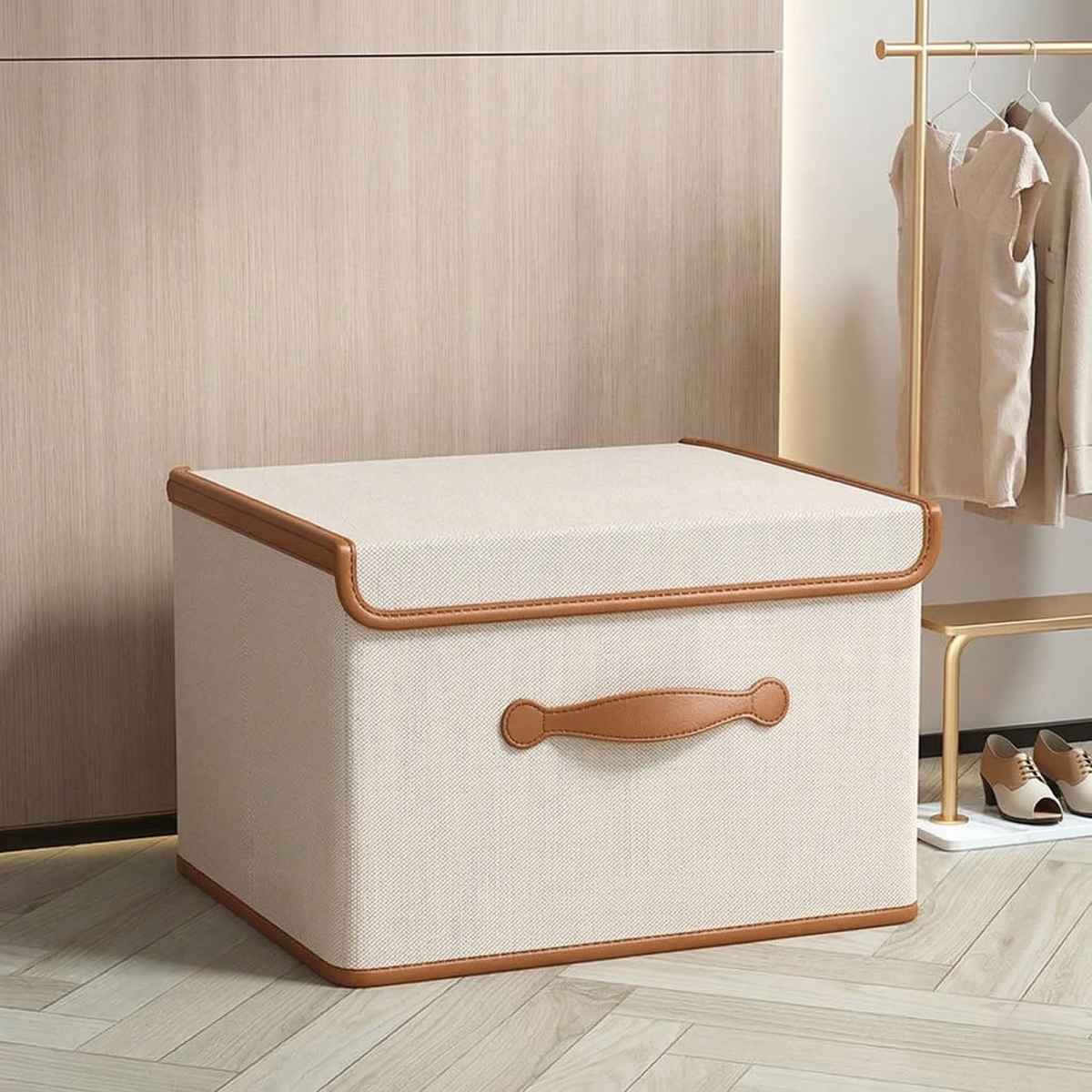 Opbergbox Speelgoed Kinderkamer Opvouwbaar Oxford met Deksel Handvatten M-2XL Stapelbaar | Sansoti