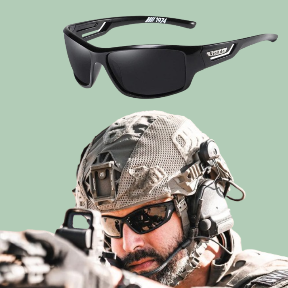 Tactical Sunglasses UV 400 with Polarized Lenses Sports Glasses | Sansoti