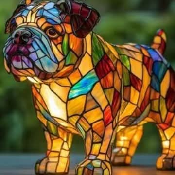 Veilleuse LED avec motif de chien, lampe de table, éclairage d’ambiance, lumière chaude, décoration animale pour chambre et chambre d’enfant | Sansoti