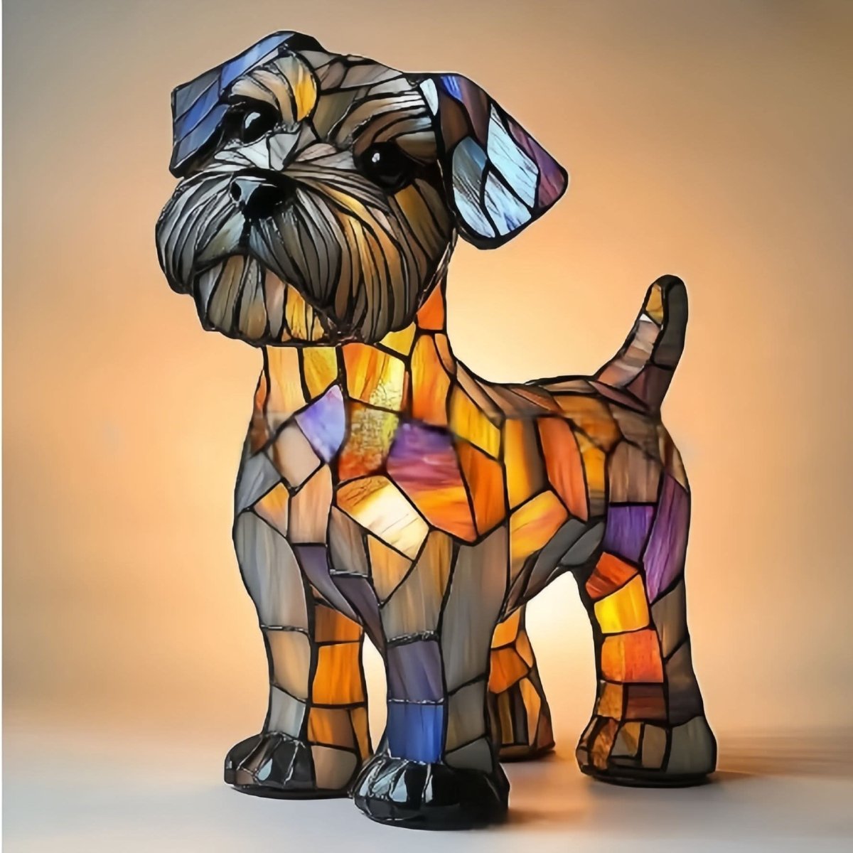 Veilleuse LED avec motif de chien, lampe de table, éclairage d’ambiance, lumière chaude, décoration animale pour chambre et chambre d’enfant | Sansoti