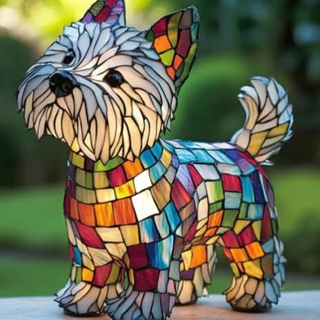 Veilleuse LED avec motif de chien, lampe de table, éclairage d’ambiance, lumière chaude, décoration animale pour chambre et chambre d’enfant | Sansoti