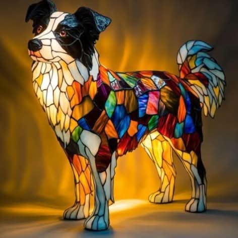 Veilleuse LED avec motif de chien, lampe de table, éclairage d’ambiance, lumière chaude, décoration animale pour chambre et chambre d’enfant | Sansoti