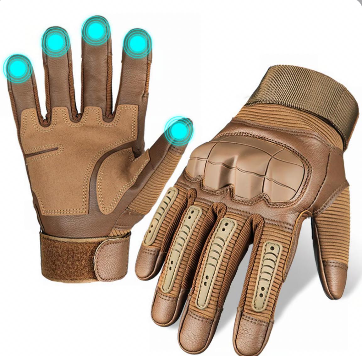 Tactical Full-Finger Gloves – Reinforced Protection for Outdoor & Work | Sansoti