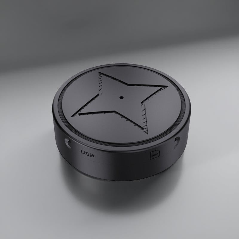 Kompaktes GPS-Trackinggerät mit magnetischer Befestigung Wasserdicht Echtzeit-Ortung Fahrzeugtracker Wiederaufladbar Mini-Format | Sansoti