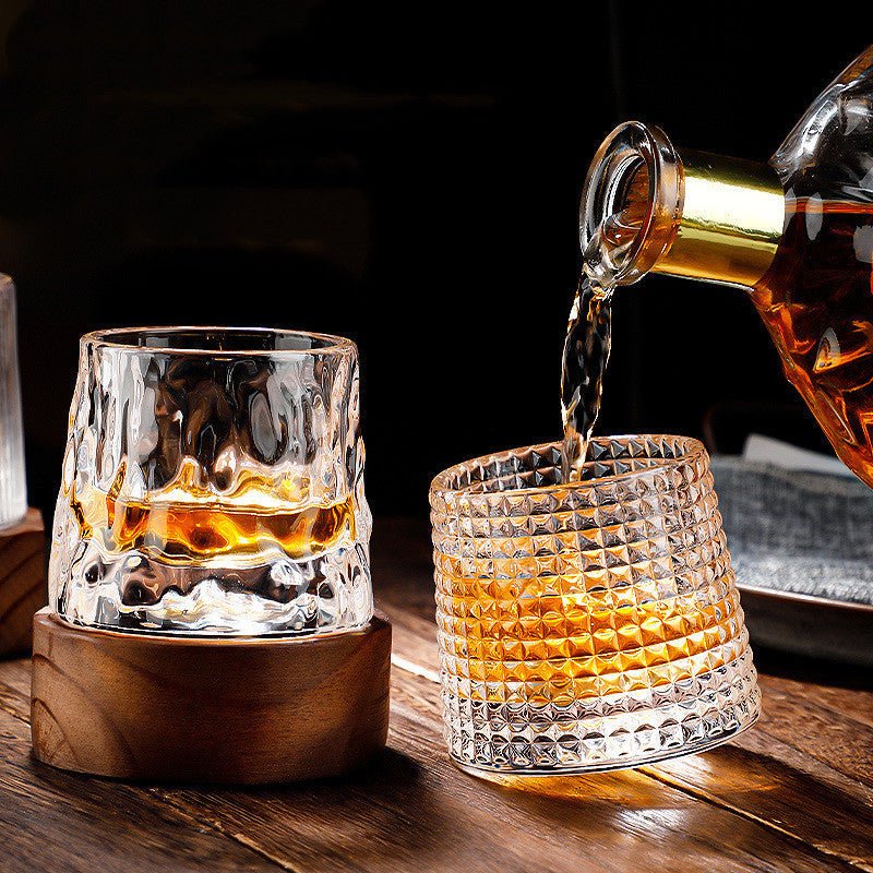 Set de verres à whisky pivotants – Cristal sans plomb – Pour arômes intenses et dégustation élégante | Sansoti