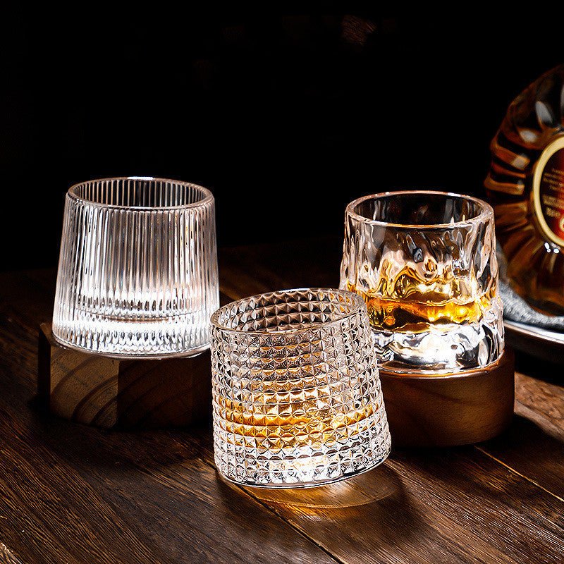 Set de verres à whisky pivotants – Cristal sans plomb – Pour arômes intenses et dégustation élégante | Sansoti