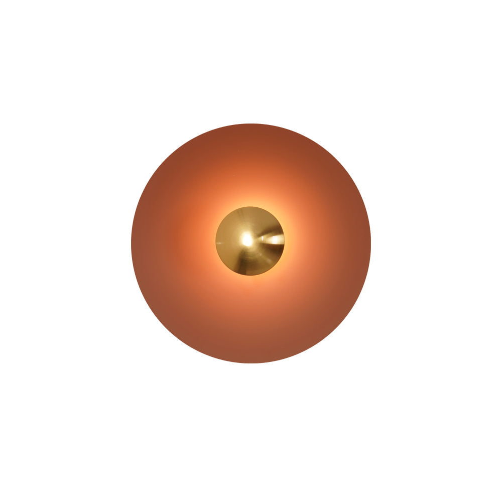Runde LED-Wandleuchte Eclipse Metall Deckenleuchte Moderne minimalistische Beleuchtung Wohnzimmer Schlafzimmer | Sansoti