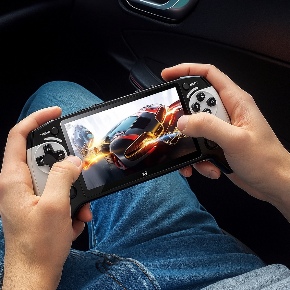 Portable Game Console with 10,000 Retro Games and 14cm HD Screen | Sansoti