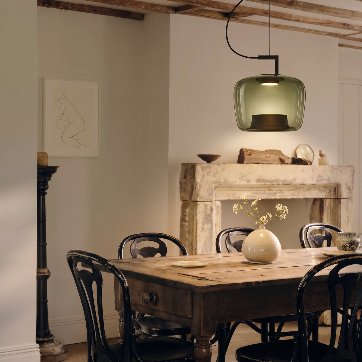 Hängeleuchte aus Glas, E27, Eisen, modernes Design, warmweißes Licht, für Küche und Esszimmer, verstellbar, stimmungsvolle Beleuchtung, skandinavischer Stil | Sansoti