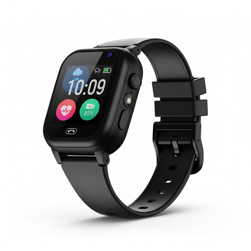 Smartwatch dla dzieci z lokalizatorem GPS i przyciskiem SOS - wideorozmowy 4G, lokalizacja, wodoodporny zegarek | Sansoti