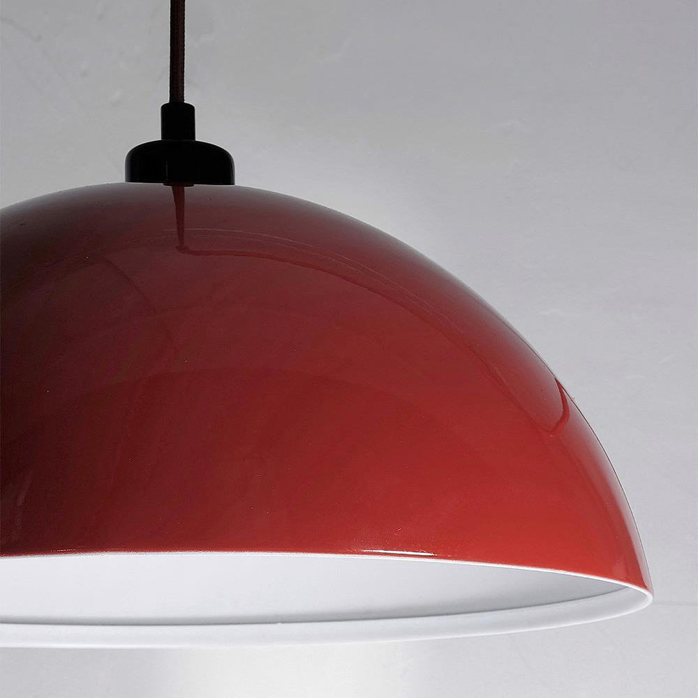 Geometric Wall Lamp Plug-In with Dim Function – Red & Black Metal Design – 3 Sizes S/M/L | Sansoti