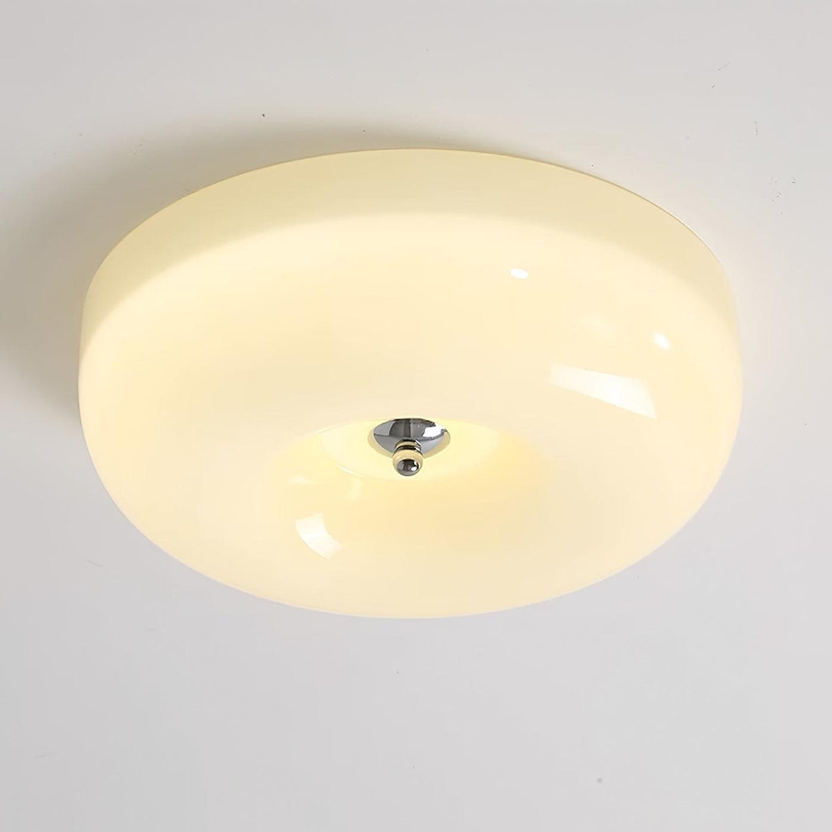 Glas-Deckenleuchte mit integrierter LED-Beleuchtung für moderne Wohn-, Schlaf- und Flurbereiche | Sansoti
