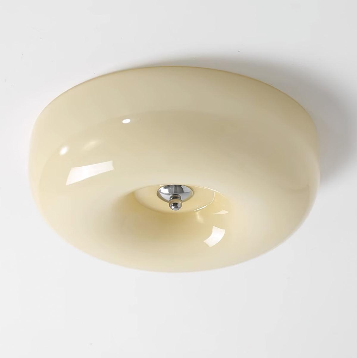 Glas-Deckenleuchte mit integrierter LED-Beleuchtung für moderne Wohn-, Schlaf- und Flurbereiche | Sansoti