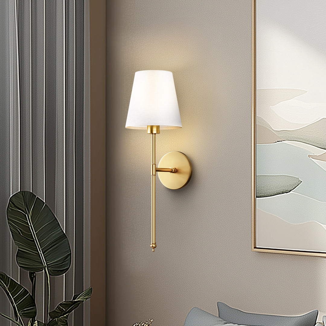 Wall Lamp Without Drilling Wireless 2-Piece Remote Control Dimmable Adjustable Color Temperature | Sansoti