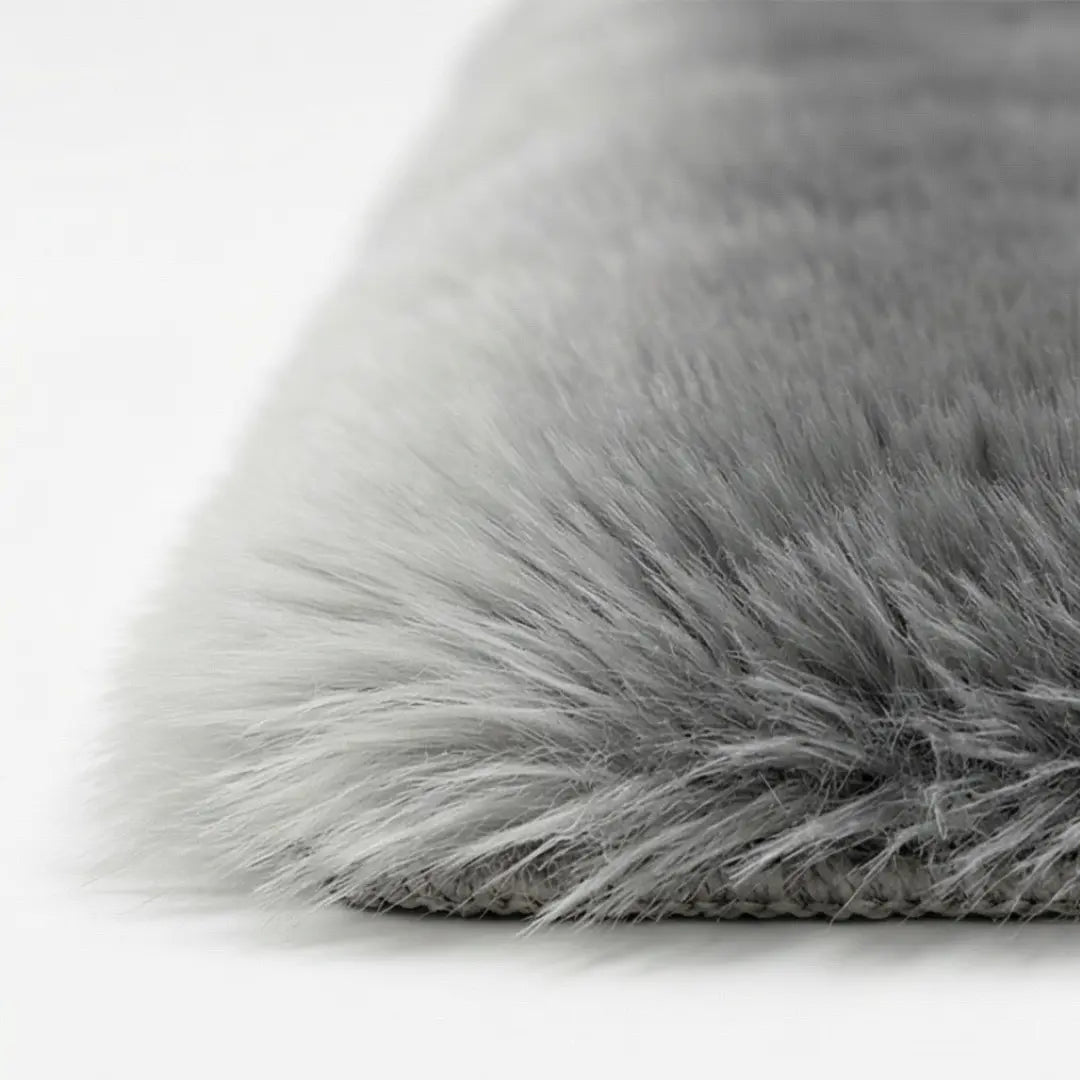 Hochflor Plüsch Teppich mit Farbverlauf – Rutschfest & 4 cm Dicke für luxuriösen Komfort im Wohnzimmer, Schlafzimmer oder Flur | Sansoti