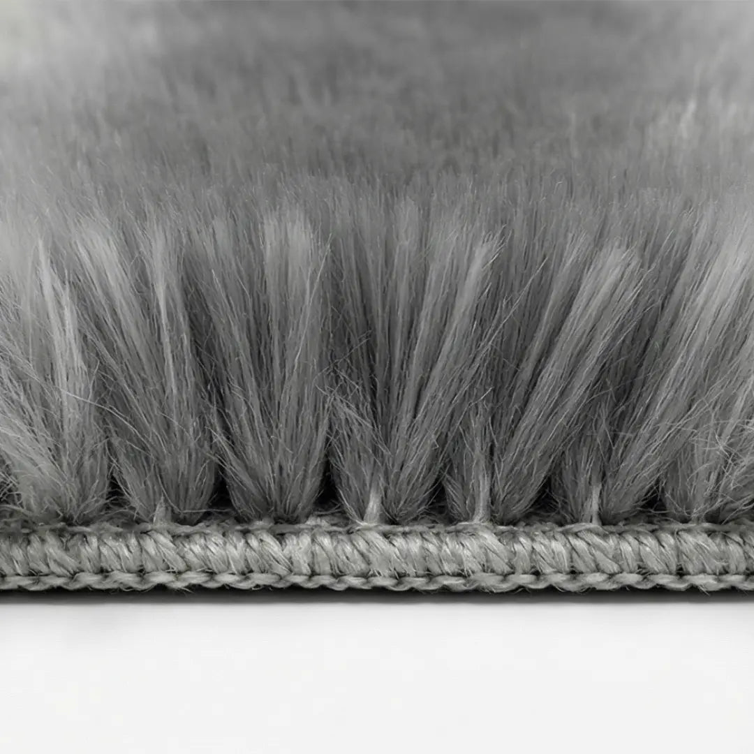 Hochflor Plüsch Teppich mit Farbverlauf – Rutschfest & 4 cm Dicke für luxuriösen Komfort im Wohnzimmer, Schlafzimmer oder Flur | Sansoti