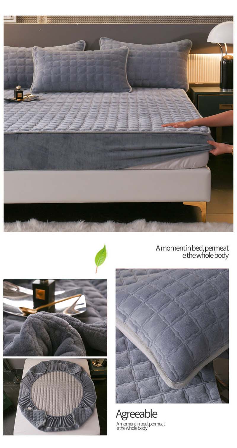 Fitted Sheet Cotton Elastic Ultra Soft Breathable Mattress Protector | Sansoti