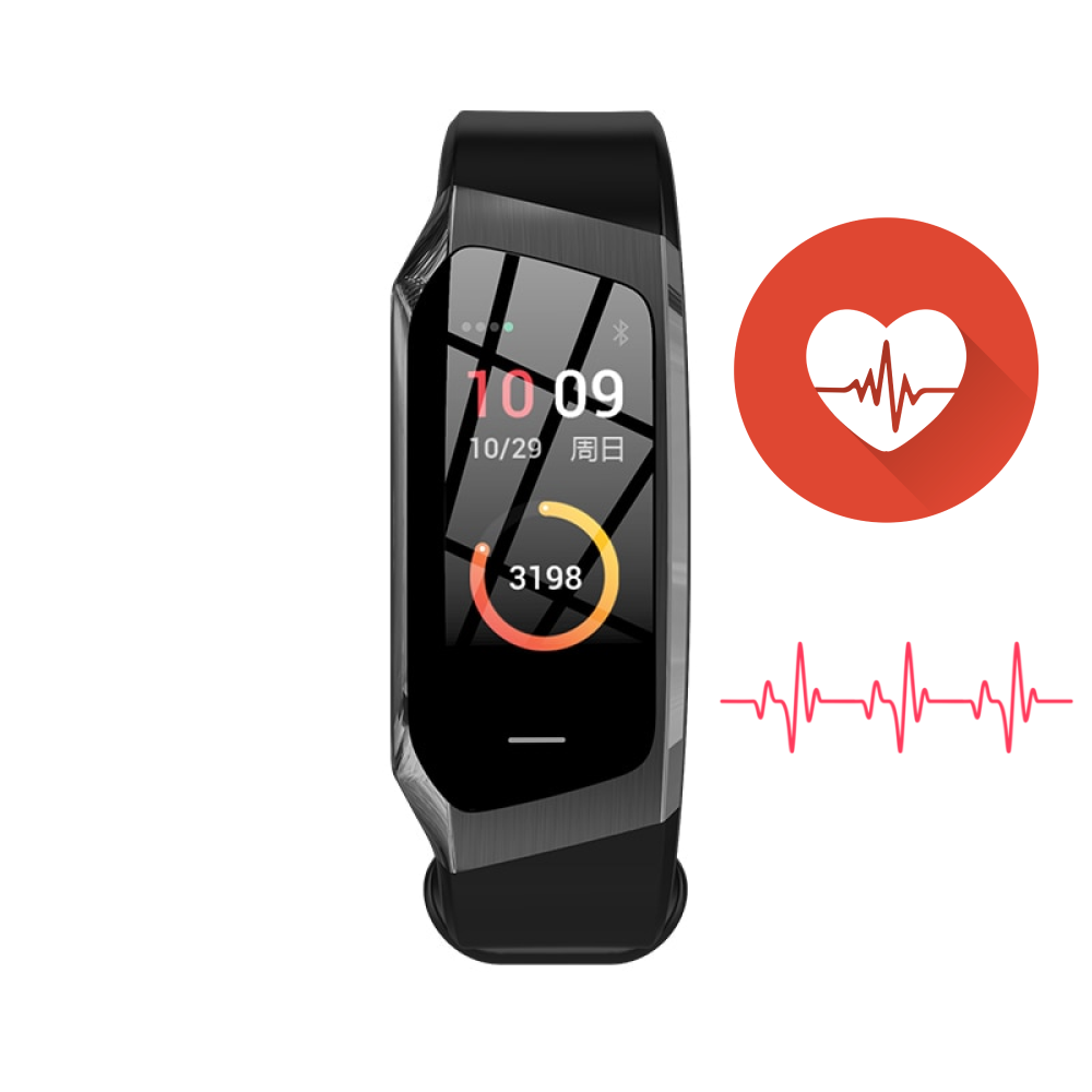 Intelligenter Fitness-Tracker mit Herzfrequenz- und Blutdruckfunktion – 24/7 Gesundheitsüberwachung & Sporttracking | Sansoti