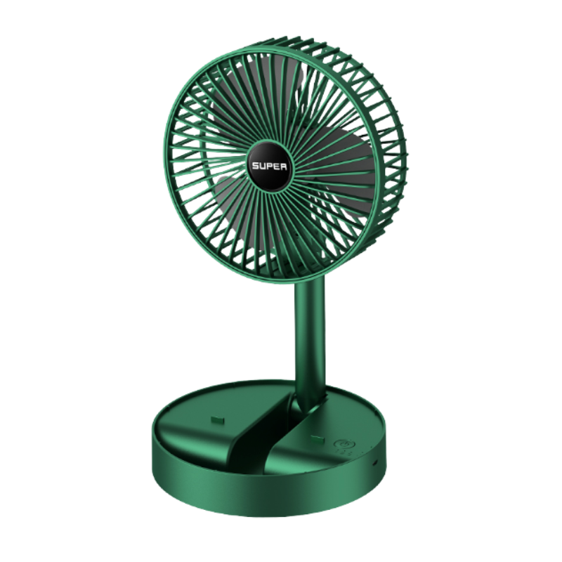 Portable Rechargeable USB-C Fan 3 Speeds Adjustable Wall-Mounted Desk Table Room Cooling | Sansoti