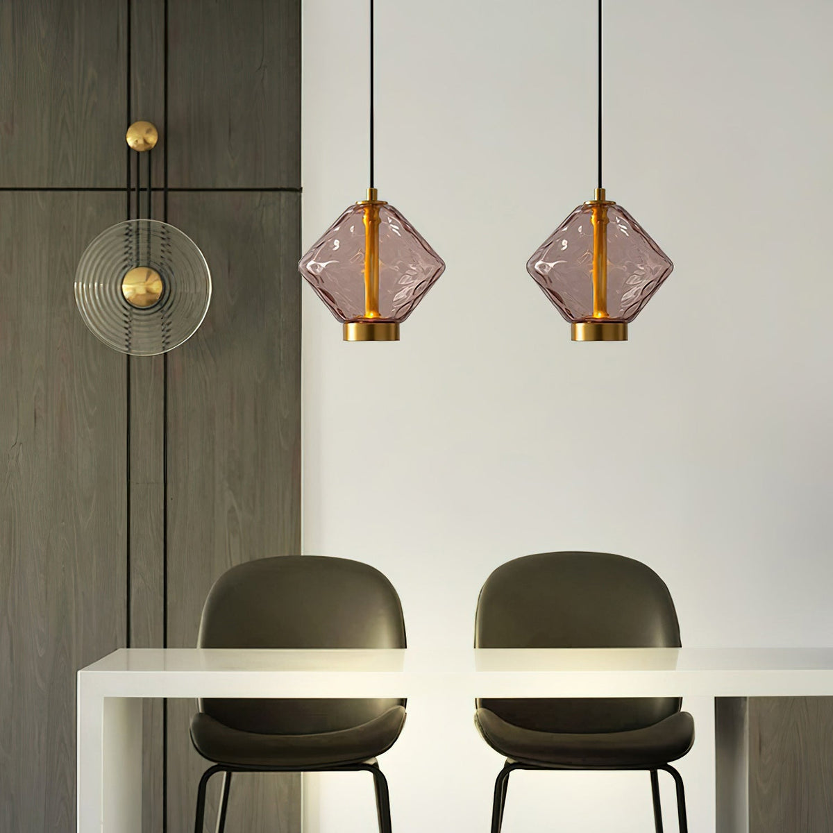 Pendant Lamp with Colored Glass Globe – Modern Design for Dining Room and Kitchen | Sansoti