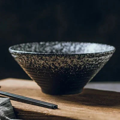 Ceramic ramen bowl 18 cm Japanese design soup bowl noodle bowl rice bowl tableware kitchen handmade | Sansoti